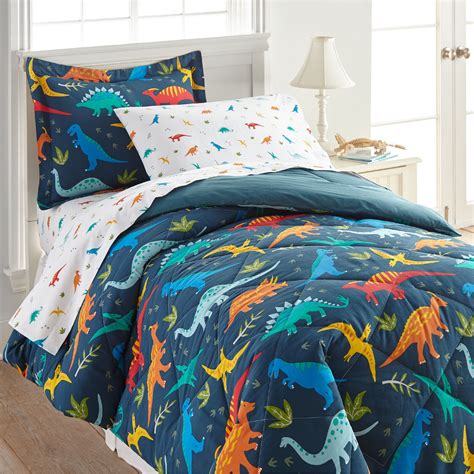 dinosaur twin bedspread|full size dinosaur comforter set.